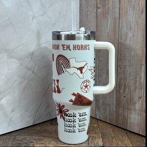 Officially Licensed University of Texas Longhorns Game Day Spirit 40 oz Tumbler
